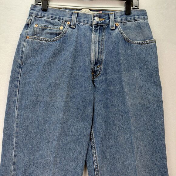 Vintage Levis Jeans 550 Relaxed Fit Straight Leg Mens 33x36 Blue Medium Wash Y2K - Picture 2 of 10